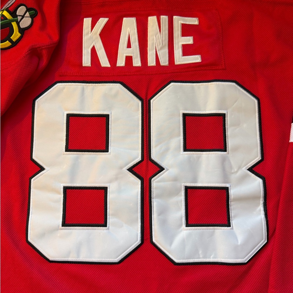 New NHL CHICAGO BLACKHAWKS #88 KANE STANLEY CUP CHAMPIONSHIP HOCKEY JERSEY 50 - Picture 9 of 13